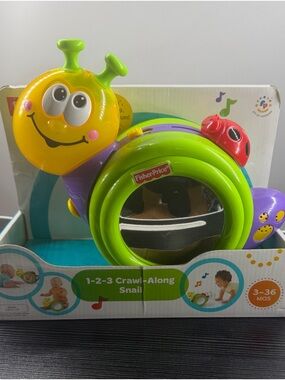 Fisher-Price Go Baby Go 1-2-3 Crawl Along Snail